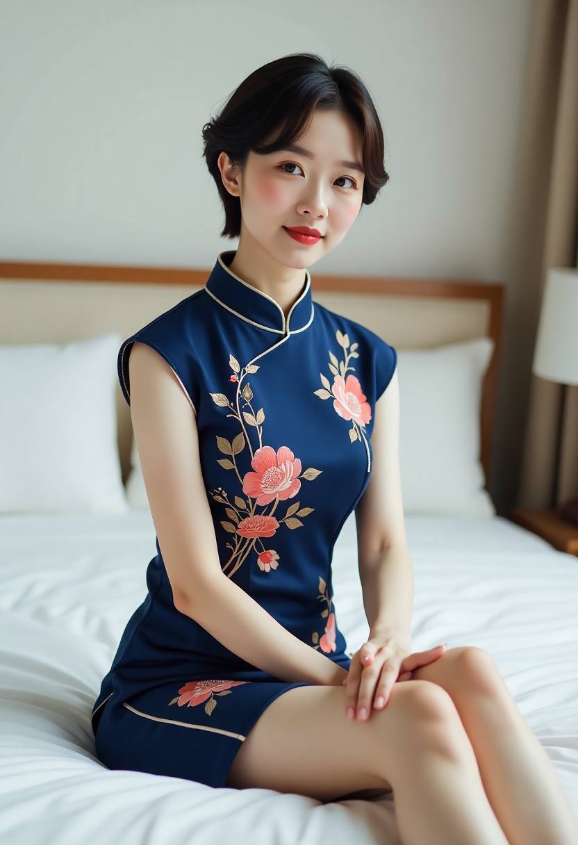 她把报告读给我听